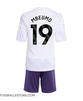 Günstige Manchester United Bryan Mbeumo #19 Auswärts Trikotsatzt Kinder 2025-26 Kurzarm (+ Kurze Hosen)